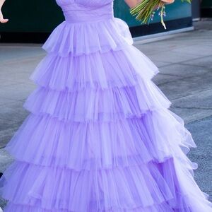 Beautiful, formal dress.